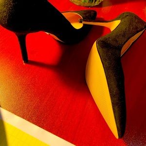 Beautiful black shoes. New